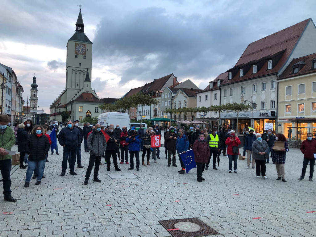 Foto Demo Deggendorf Oktober 2020