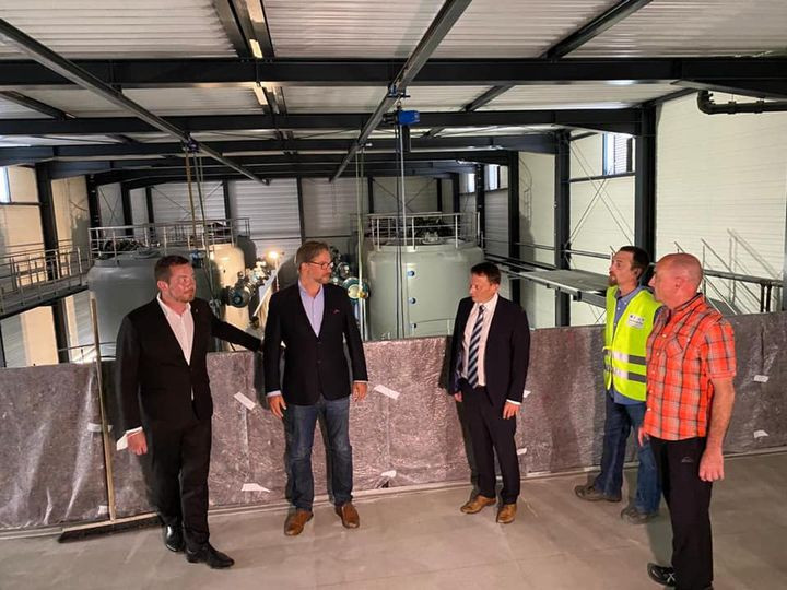 Austausch im Wasserwerk Weiden