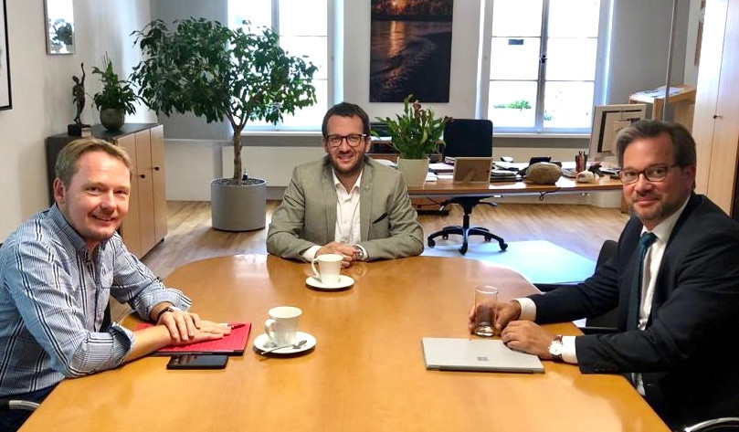 Besuch in Vilshofen bei Bürgermeister Florian Grams