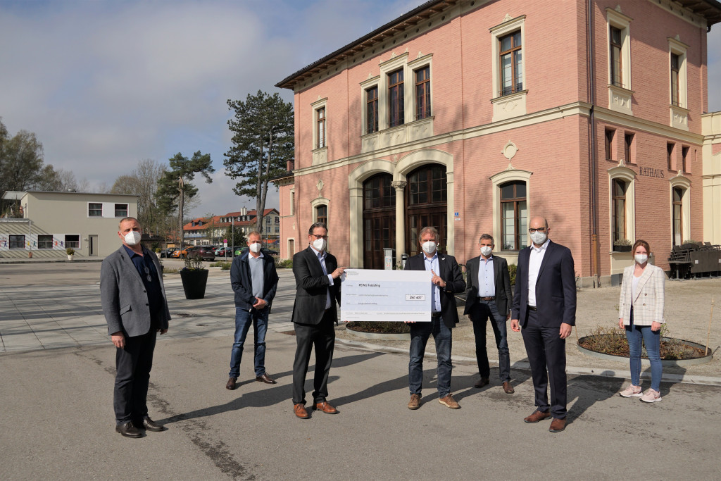 Übergabe der Förderurkunde für das Energiequartier Feldafing. Foto: Andreas Keller